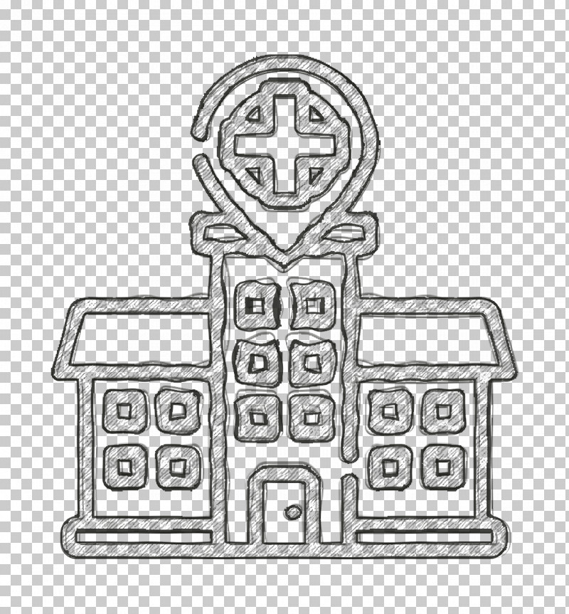 Hospital Icon City Icon Healthcare And Medical Icon PNG, Clipart, City Icon, Coloring Book, Healthcare And Medical Icon, Hospital Icon, Line Free PNG Download
