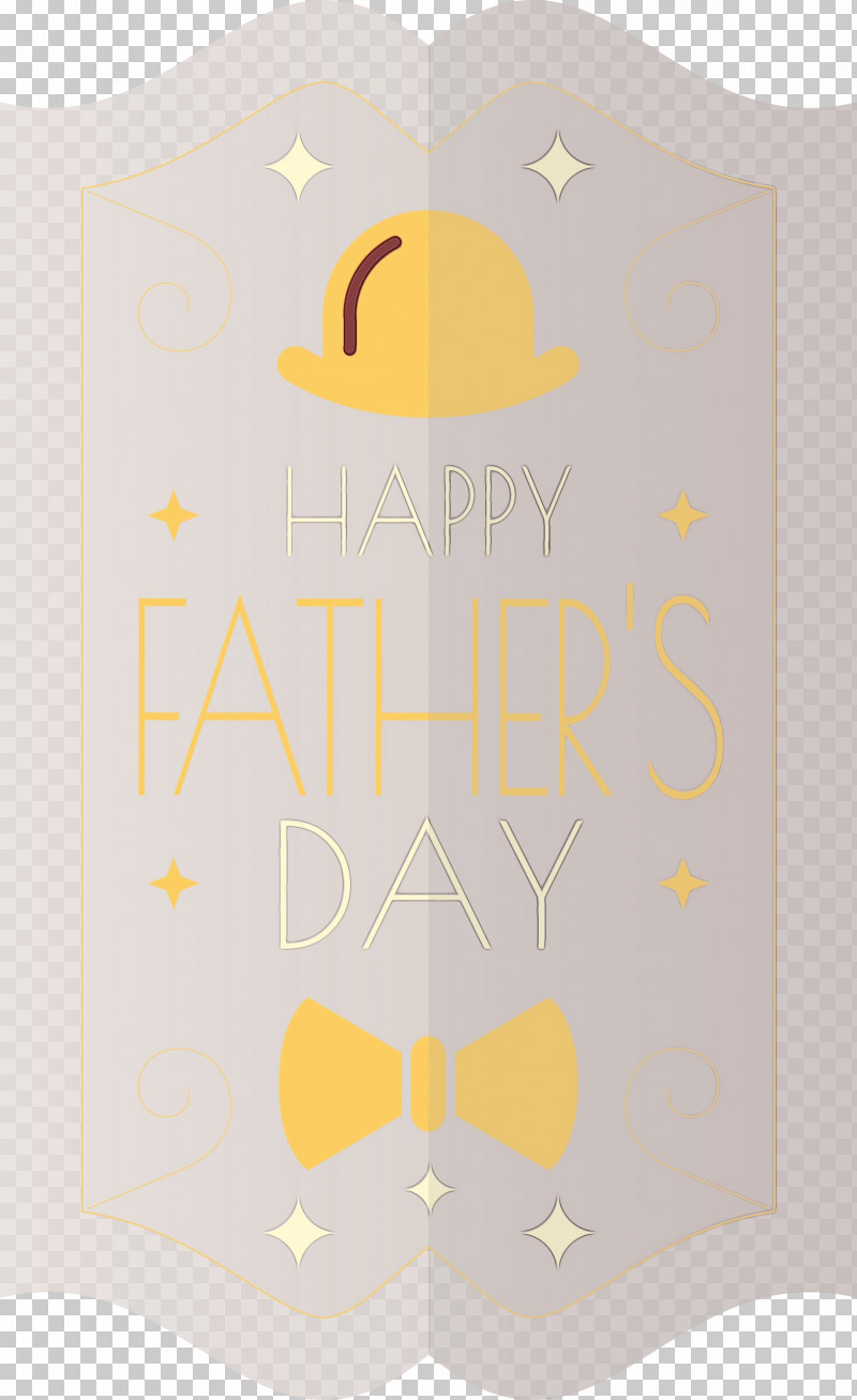 Yellow Pattern Font Paper Meter PNG, Clipart, Fathers Day Label, Meter, Paint, Paper, Watercolor Free PNG Download