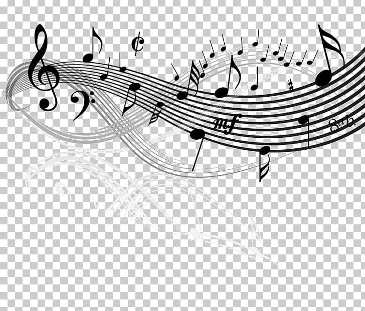 Musical Note Musical Composition PNG, Clipart, Automotive Design, Black And White, Calligraphy, Circle, Line Free PNG Download