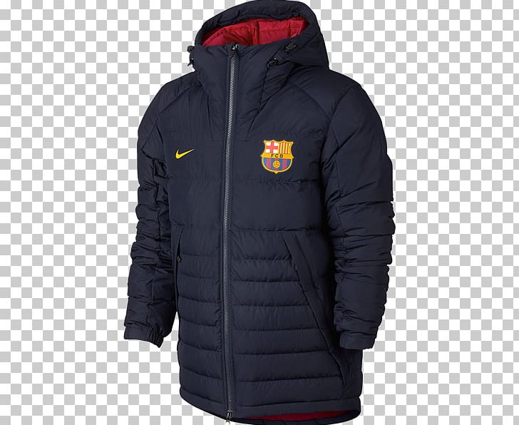 Hoodie FC Barcelona Jacket Nike Store Las Ramblas PNG, Clipart, Black, Clothing, Coat, Daunenjacke, Down Feather Free PNG Download