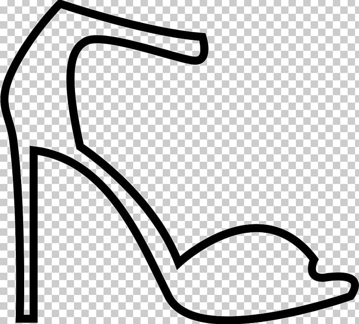 High-heeled Shoe PNG, Clipart, Area, Black, Black And White, Cdr, Clip Art Free PNG Download