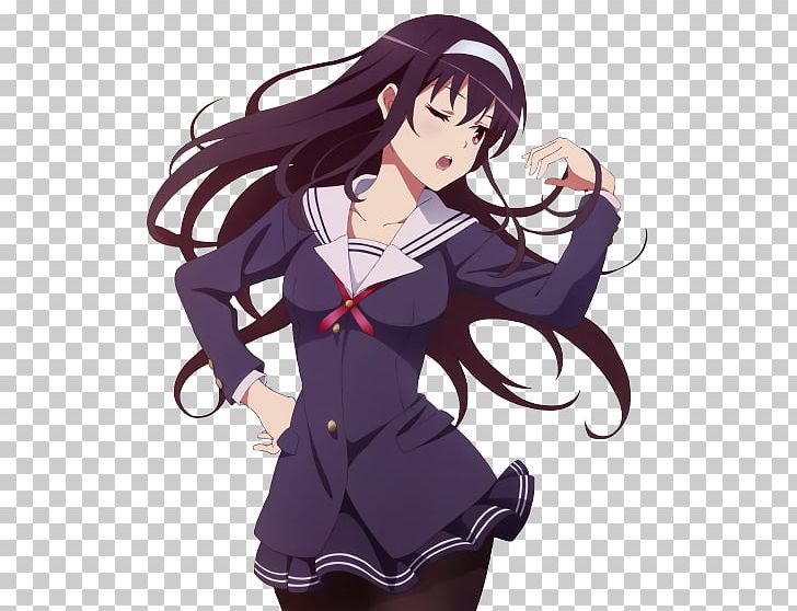 Saekano: How To Raise A Boring Girlfriend Anime Manga Otaku PNG, Clipart, Artwork, Avatar, Black Hair, Blog, Brown Hair Free PNG Download