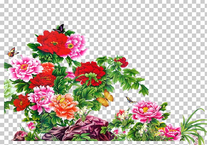 Moutan Peony Mural Visual Arts Painting Wall PNG, Clipart, Annual Plant, Artificial Flower, Blossom, Cake, Chinese Painting Free PNG Download