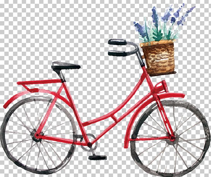 Bicycle Watercolor Painting Cycling PNG, Clipart, Bicycle Accessory, Bicycle Frame, Bicycle Part, Bike Vector, Canvas Free PNG Download