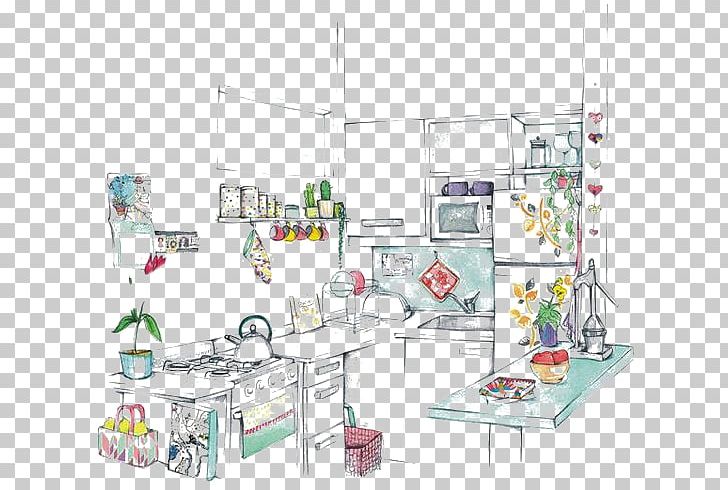 Kitchen Room Drawing Interior Design Services PNG, Clipart, Angle, Area, Art, Balloon Cartoon, Boy Cartoon Free PNG Download
