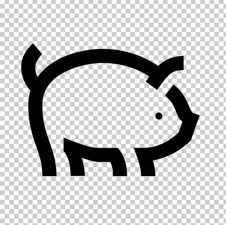 Domestic Pig Computer Icons PNG, Clipart, Animals, Black, Black And White, Carnivoran, Computer Icons Free PNG Download