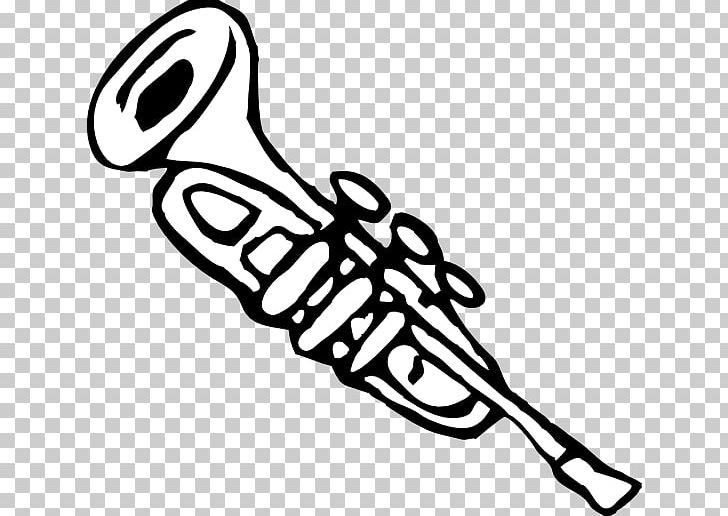 Trumpet Free Content Thumbnail PNG, Clipart, Black And White, Blog, Brass Band, Brass Instrument, Cartoon Black Trumpet Free PNG Download