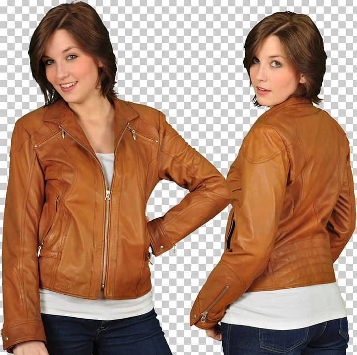 Leather Jacket Tan Sleeve PNG, Clipart, Artificial Leather, Brown, Clothing, Collar, Fur Free PNG Download