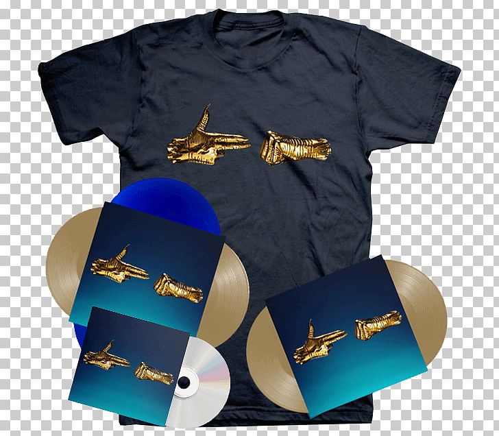Run The Jewels 3 T-shirt Sleeve Compact Disc PNG, Clipart, Blue, Brand, Clothing, Compact Disc, Digipak Free PNG Download
