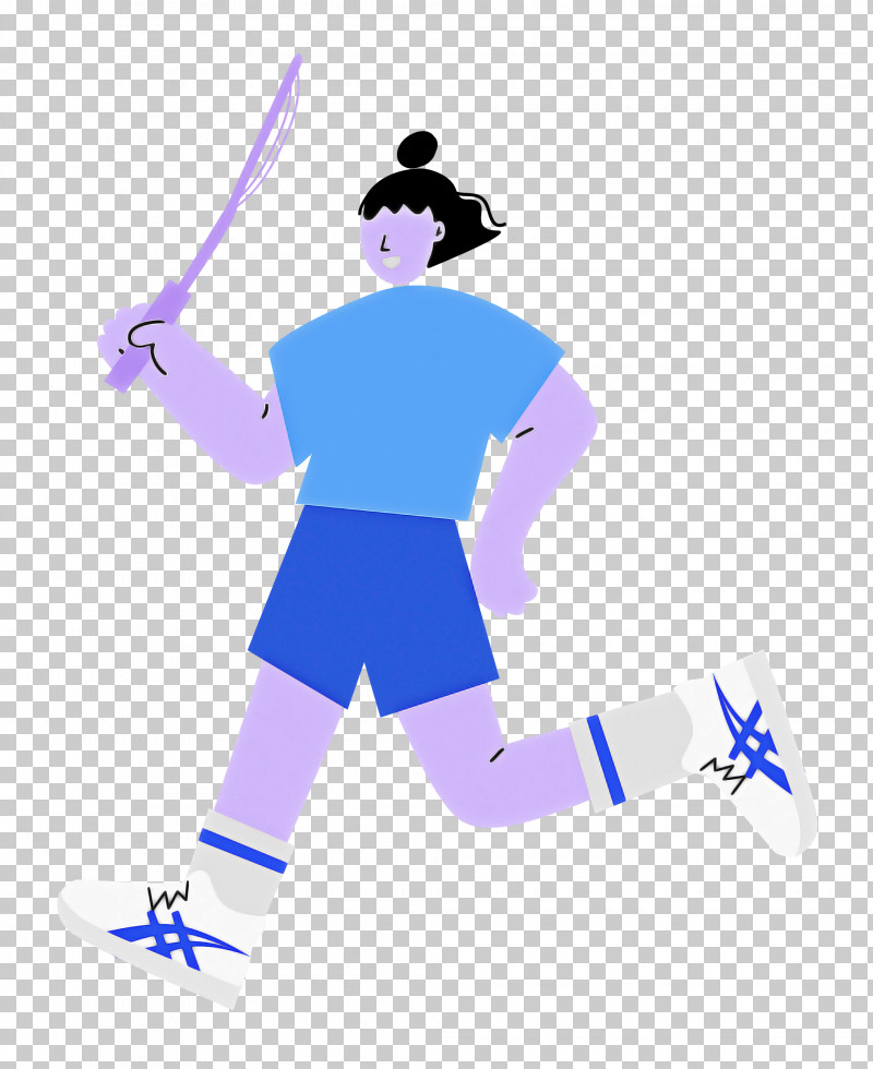 Badminton Sports PNG, Clipart, Badminton, Cartoon, Character, Costume, Electric Blue M Free PNG Download