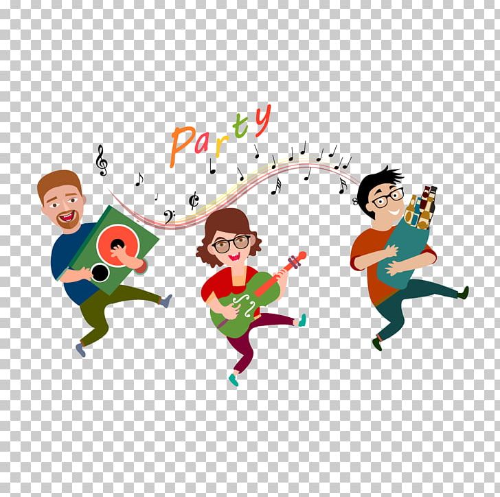 Party Illustration PNG, Clipart, Area, Art, Beach Party, Birthday Party, Cartoon Free PNG Download