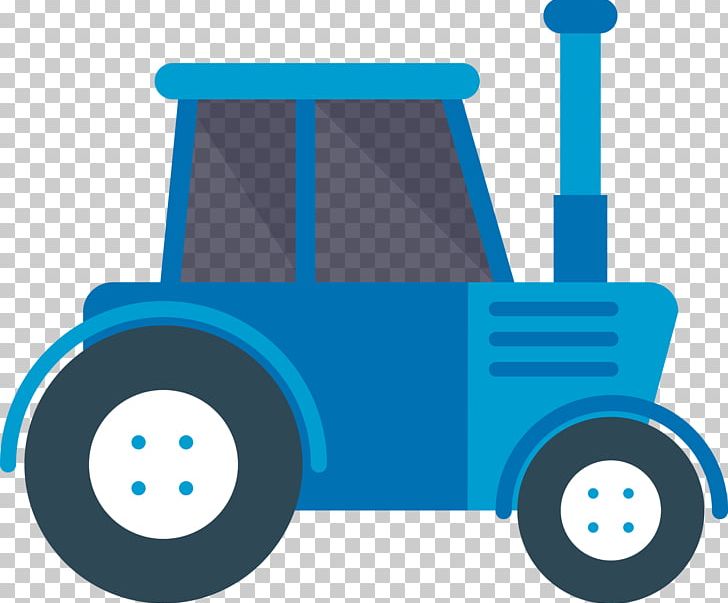 Tractor Agriculture PNG, Clipart, Agriculture, Blue, Car, Design Element, Electric Blue Free PNG Download