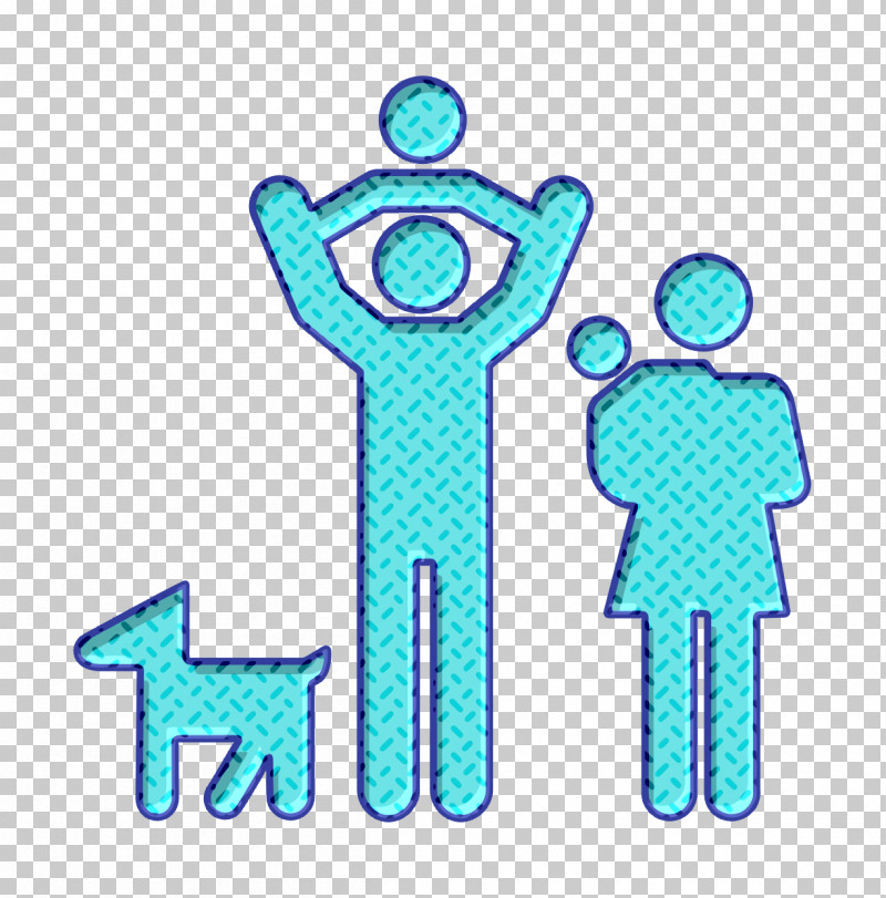 People Icon Family Group Of Father And Mother With Two Babies And A Dog Icon Family Icons Icon PNG, Clipart, Aqua, Dog Icon, Family Icons Icon, Green, People Icon Free PNG Download