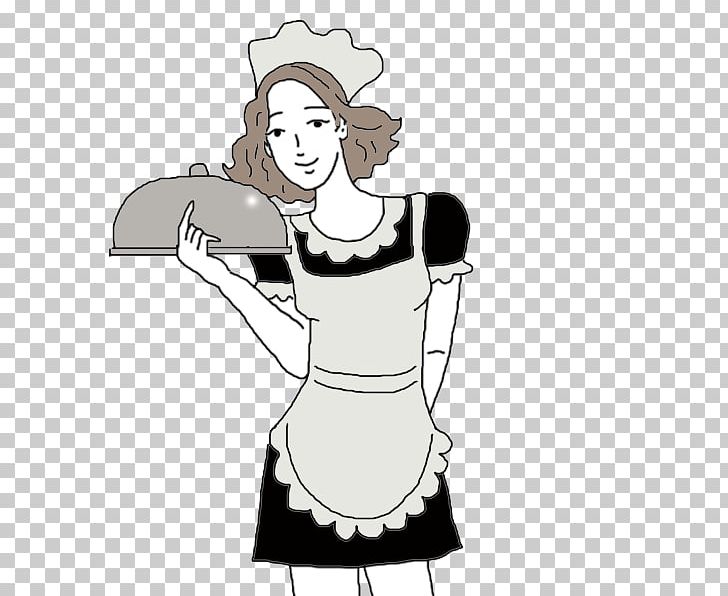 Domestic Worker Waiter Maid Valet Dream PNG, Clipart, Abdomen, Arm, Black, Cartoon, Dream Free PNG Download