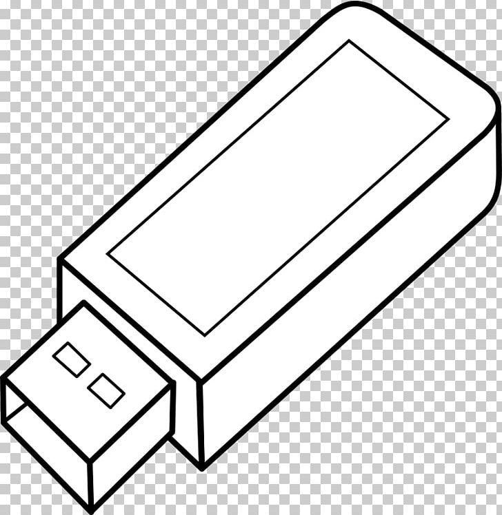 USB Flash Drives Computer Data Storage PNG, Clipart, Angle, Area, Black, Black And White, Clip Free PNG Download