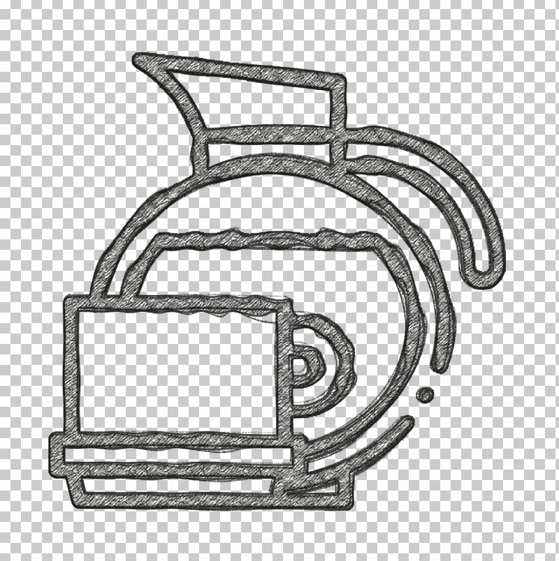 Food And Restaurant Icon Beverage Icon Coffee Pot Icon PNG, Clipart, Angle, Beverage Icon, Black White M, Coffee Pot Icon, Door Free PNG Download