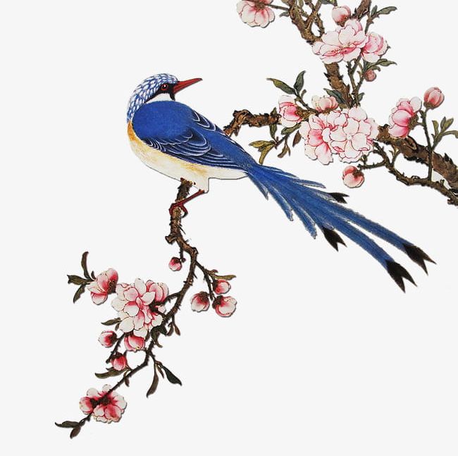 Chinese Flowers And Birds PNG, Clipart, Bird, Birds Clipart, China, Chinese Clipart, Flowers Free PNG Download