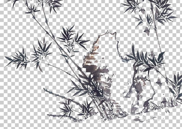 U56fdu753bu5c71u6c34 Chinese Painting Ink Wash Painting Bird-and-flower Painting PNG, Clipart, Art, Bamboo Frame, Bamboo Leaf, Bamboo Leaves, Branch Free PNG Download
