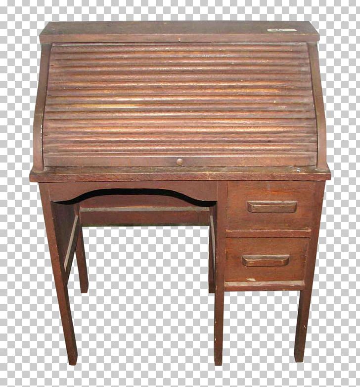 Rolltop Desk Secretary Writing Furniture Png