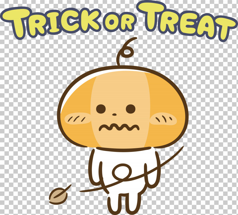 TRICK OR TREAT Happy Halloween PNG, Clipart, Cartoon, Emoticon, Geometry, Happiness, Happy Halloween Free PNG Download