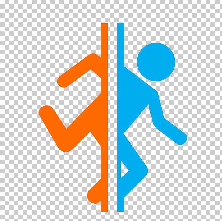 Portal 2 Sticker Decal Video Game PNG, Clipart, Angle, Aperture Laboratories, Area, Art, Blue Free PNG Download