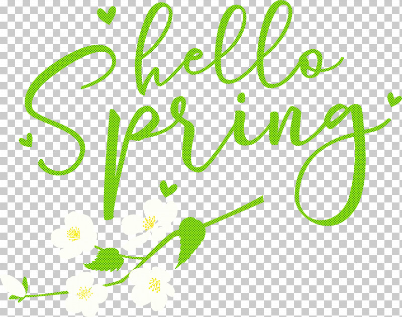 Hello Spring Spring PNG, Clipart, Floral Design, Green, Happiness, Hello Spring, Leaf Free PNG Download