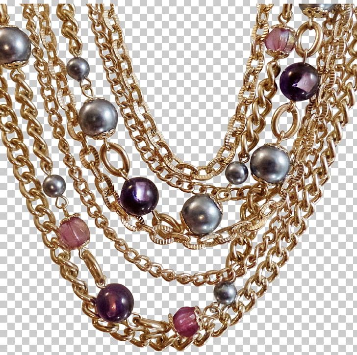 Necklace Jewellery Chain Pearl Gemstone PNG, Clipart, Amethyst, Bead, Chain, Charms Pendants, Clothing Accessories Free PNG Download