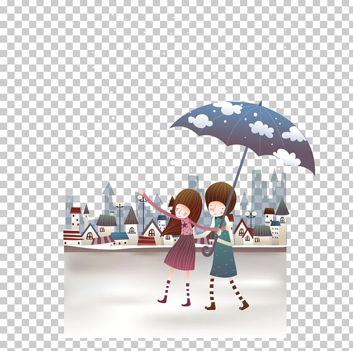 Significant Other Umbrella Illustration PNG, Clipart, Cartoon, Cartoon Couple, Child, Couple, Couples Free PNG Download