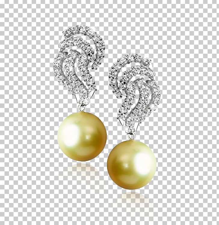 Pearl Earring Gemstone Diamond Gold PNG, Clipart, Body Jewellery, Body Jewelry, Carat, Clothing Accessories, Diamond Free PNG Download