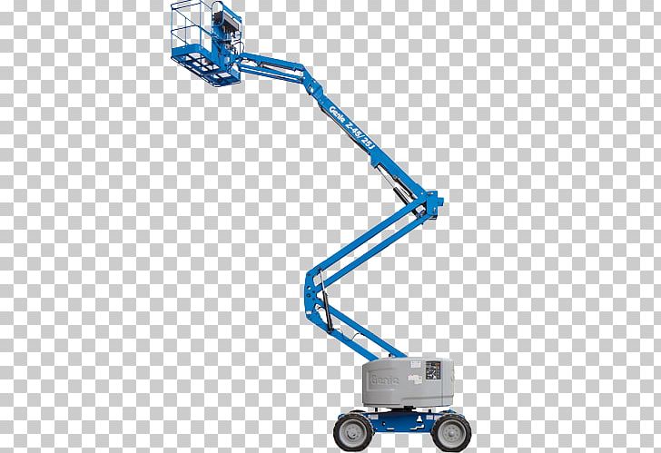 Aerial Work Platform Genie Heavy Machinery Construction Elevator PNG, Clipart, Aerial Work Platform, Angle, Blue, Building, Cherry Picker Free PNG Download
