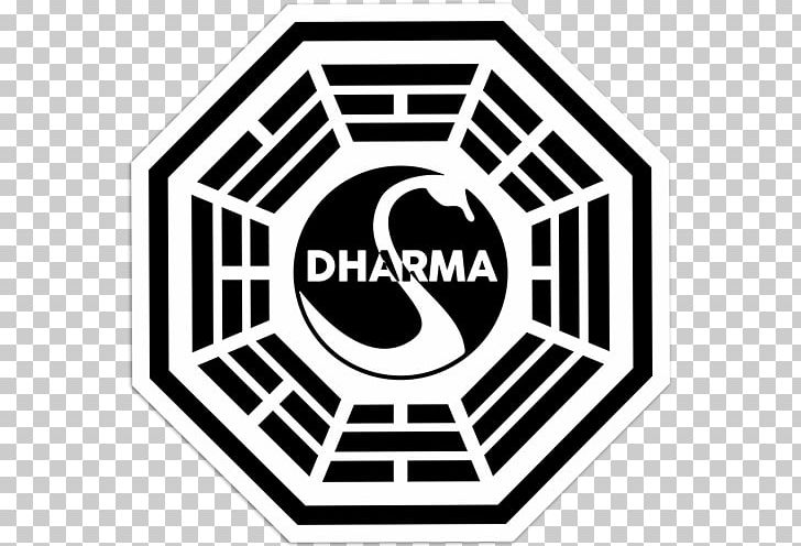 Dharma Initiative Charles Widmore Logo Television Show PNG, Clipart, Area, Black, Black And White, Brand, Charles Widmore Free PNG Download
