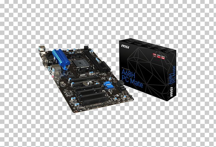 Graphics Cards & Video Adapters Msi Amd Fm2+ A68h 2*ddr3 10*usb2.0 2*usb3.0 Vga HDMI Dvi Gbe Lan Micro Atx Motherboard Intel PNG, Clipart, Atx, Computer Hardware, Electronic Device, Electronics Accessory, Graphics Cards Video Adapters Free PNG Download