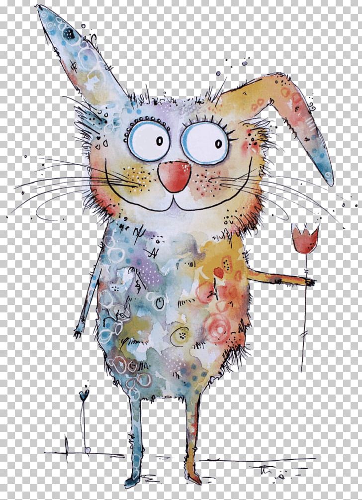 Rabbit Easter Bunny Hare Illustration Owl PNG, Clipart, Animated Cartoon, Art, Cartoon, Child, Child Art Free PNG Download