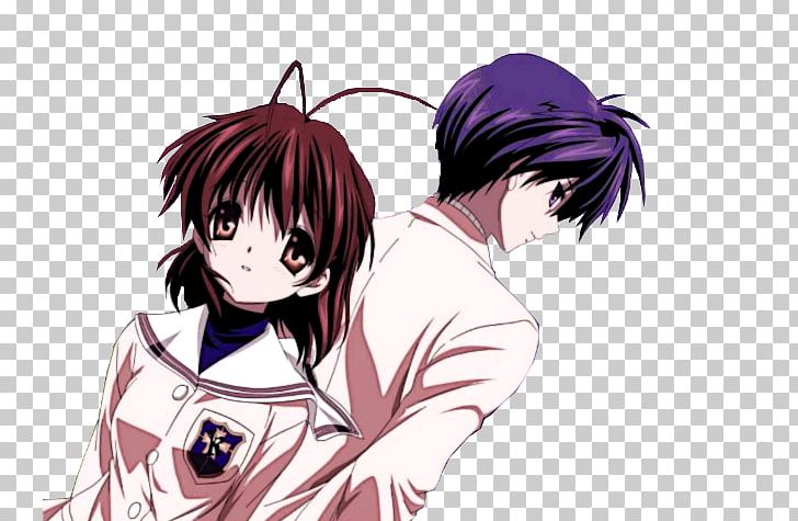 Tomoya Okazaki Desktop Nagisa Furukawa Anime PNG, Clipart, Anime, Artwork, Black Hair, Cartoon, Cg Artwork Free PNG Download