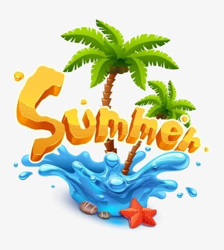 Summer Summer PNG, Clipart, Blue, Blue Waves, Characters, Coconut, Coconut Tree Free PNG Download