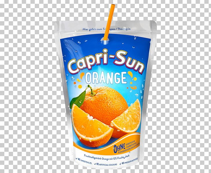 Orange Juice Squash Orange Drink Capri Sun PNG, Clipart, Capri Sun, Citric Acid, Cocacola, Cocacola European Partners, Concentrate Free PNG Download