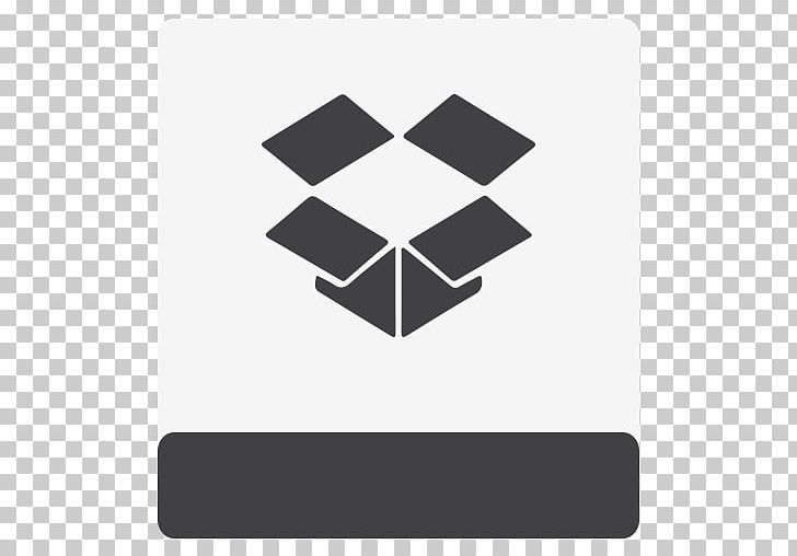 Computer Icons Dropbox PNG, Clipart, Angle, Black, Black And White, Brand, Cloud Storage Free PNG Download