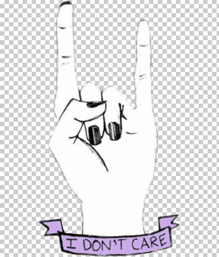 Sign Of The Horns Drawing I Don't Care Sign Language PNG, Clipart,  Free PNG Download