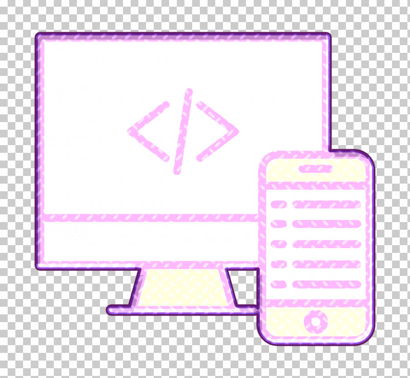 Coding Icon Code Icon PNG, Clipart, Code Icon, Coding Icon, Line, Magenta, Pink Free PNG Download