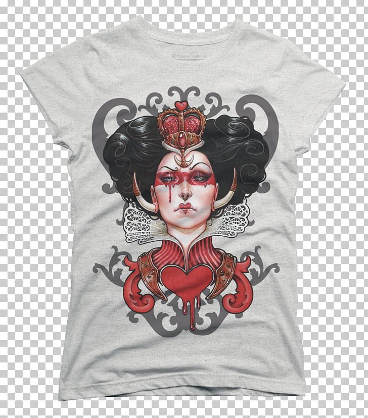 T-shirt Queen Of Hearts Red Queen Hoodie Clothing PNG, Clipart, Art, Clothing, Costume, Fashion, Female Free PNG Download