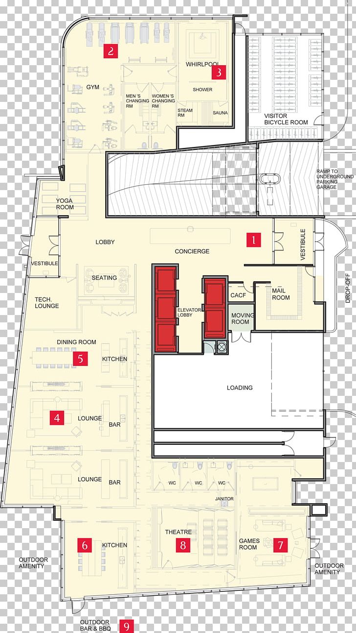 Floor Plan Room Plazacorp Investments Ltd PNG, Clipart, Area, Condominium, Duinrell, Elevation, Fitness Centre Free PNG Download