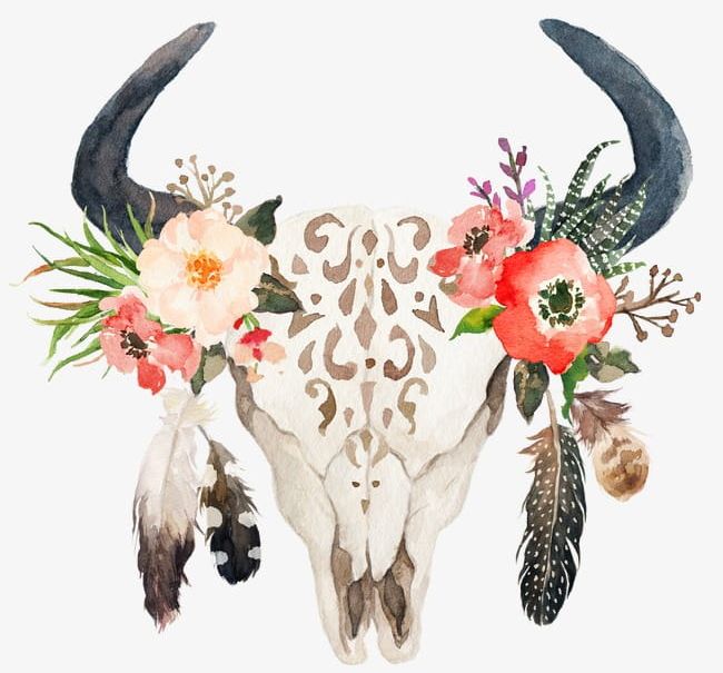 Watercolor Painted Antelope PNG, Clipart, Antelope, Antelope Clipart, Feather, Feather Material, Flowers Free PNG Download