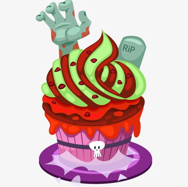 Cartoon Hand Painted Halloween Tombstone Cake PNG, Clipart, Cake, Cartoon, Cartoon Cake, Cartoon Clipart, Cup Free PNG Download