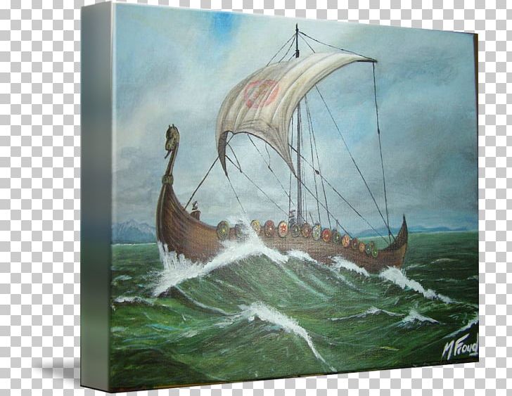 Longship Painting Gallery Wrap Frames Galeas PNG, Clipart, Art, Boat, Canvas, Caravel, Dromon Free PNG Download