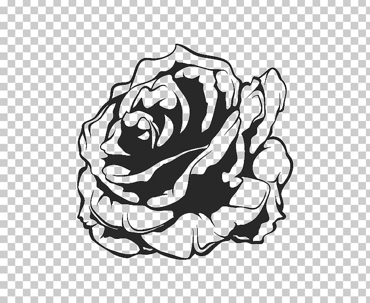 Stencil Rose Illustration Drawing PNG, Clipart, Artwork, Black, Black And White, Circle, Drawing Free PNG Download