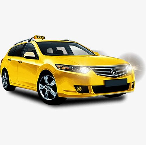 Yellow Taxi PNG, Clipart, Car, Honda, Leave, Leave The Material, Material Free PNG Download