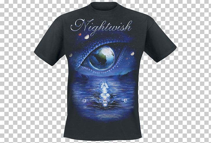 T-shirt Nightwish Oceanborn Decades Merchandising PNG, Clipart, Active Shirt, Blue, Brand, Clothing, Decades Free PNG Download