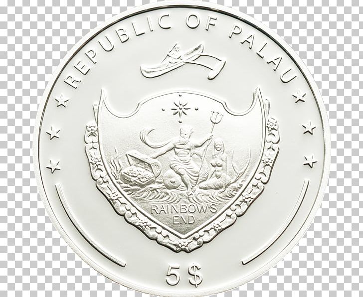 Silver Coin Silver Coin Palau Four-leaf Clover PNG, Clipart, Banknote, Circle, Clover, Coin, Commemorative Coin Free PNG Download
