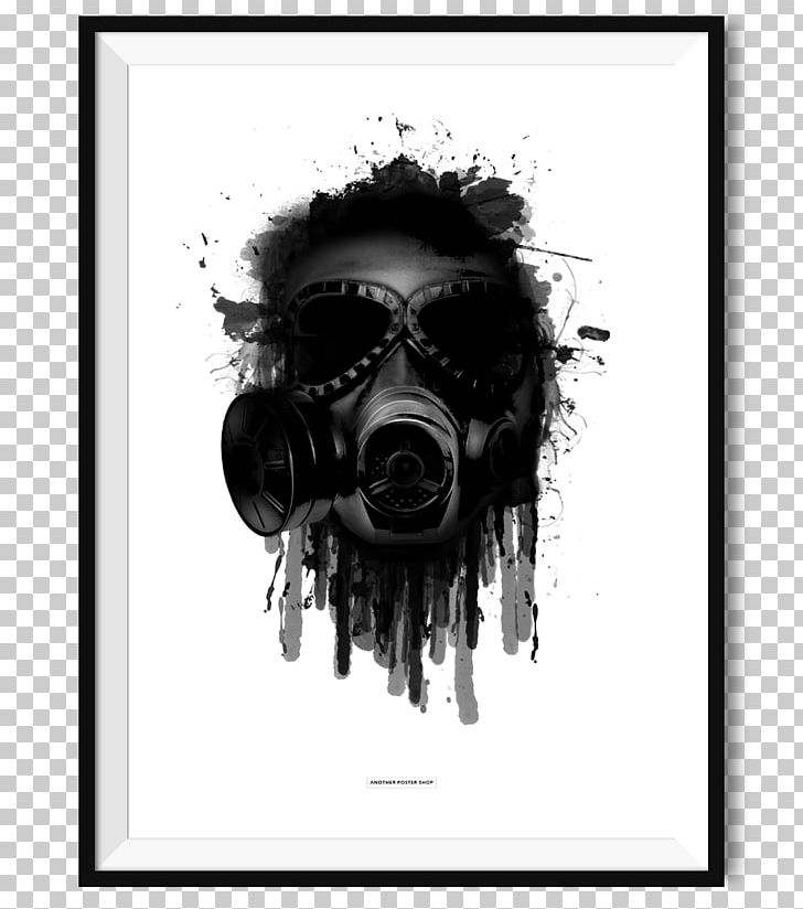 Gas Mask Poster PNG, Clipart, Art, Black, Black And White, Cactaceae, Drawing Free PNG Download