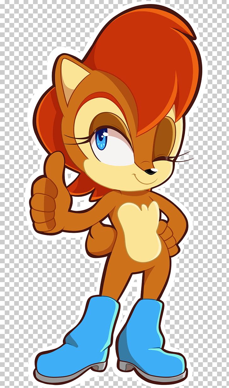 Sonic The Hedgehog Princess Sally Acorn Sonic Team Fan Art PNG, Clipart, Art, Artwork, Carnivoran, Cartoon, Deviantart Free PNG Download